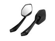Unique Bargains 8mm Bolt 360 Degree Angle Motorcycle Blind Spot Rear Mirror Black Pair