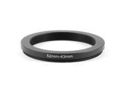 Unique Bargains Spare Parts Camera Filter Lens 52mm 43mm Step Down Ring Adapter