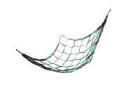 Unique Bargains Camping Mesh Net Sleeping Bed Teal Green Coffee Color Nylon Hammock 75 x 28
