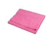 Unique Bargains Unique Bargains Pink Synthetic Chamois Square Car Cleaning Towel Cloth
