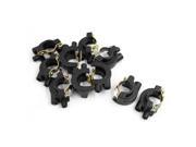 Unique Bargains Motorcycle Handlebar Fixing Clamp Throttle Wire Cable Holder 10 Pcs for LingYing