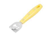 Unique Bargains Unique Bargains Bar Big Mouth Wine Beer Bottle Opener Tool Yellow Silver Tone