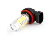 Unique Bargains 12V White H11 11W 5 SMD LED Projector Lens Fog Light Headlamp Spare Bulb for Car