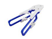 Blue Metal Speedometer Brake Cable Guard Guide Holder Clamp for Motorcycle