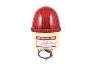 Unique Bargains Industrial LTE 2071 DC 12V Flashing Signal Indicating Warning Lamp Light Red