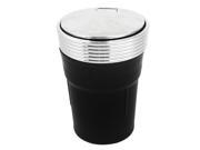 Portable Cylinder Shaped Smokeless Ashtray for Car with Blue LED Light