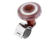 Unique Bargains Brown Plastic Metal Steering Wheel Knob Safe Aid Power Handle for Auto