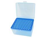 Unique Bargains Laboratory Lab Plastic 100 Positions 1mL Centrifuge Tube Stand Holder Box