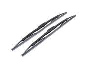 Unique Bargains Universal Auto Rubber Rain Wiper Windshield Blade 16 2pcs