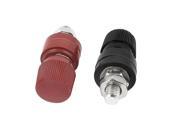 Unique Bargains 2Pcs Red Black 7.5mm Thread Amplifier Binding Post Terminal for Cable Soldering