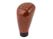 15mm Inner Dia Plastic Shift Knob Cover Protector Brown for Vehicle