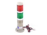Industrial Red Green Tower Buzzer Warning Flash Light Bulb DC 24V
