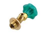 Unique Bargains Green Handle Metal Refrigerate Tool R22 Can Open Valve
