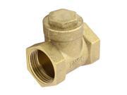 Plumbing Water Heater Check Valve Brass Tone 3 4BSP Female Thread