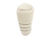 Unique Bargains Car Vehicle Zippered Gear Stick Shifter Shift Knob Cover Case Protector Beige