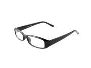 Unique Bargains Unique Bargains Black Full Rim Clear Rectangle Lens Plain Glasses Eyeglass for Lady