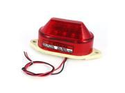 Unique Bargains Industrial LTE 5051 DC 24V Flashing Signal Indicating Warning Lamp Light Red