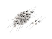 AC 250V 10A 5mm x 20mm Axial Leads Fast Acting Glass Tube Fuses 20 Pcs