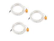 Unique Bargains 3 Pcs 10M 33Ft 0C 700C K Type Earth Measuring Thermocouple Probe Sensor Cable