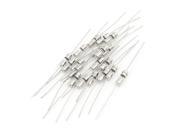 Unique Bargains 20pcs AC 250V 0.25A 4x11mm Slow blow Acting Axial Lead Glass Fuse