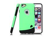 for Iphone 6 Case Combo Hybrid Shockproof Hard Cover Green