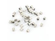 Unique Bargains 20pcs 6x30mm 1A 250V Fast Acting Low Breaking Capacity Glass Tube Fuse