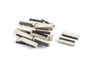 Unique Bargains 20Pcs Clamshell Type Bottom Port 12Pin 1.0mm Pitch FFC FPC Sockets Connector