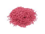 Unique Bargains 1500pcs 2 1 1mm Red Polyolefin Heat Shrink Tubing Tube Wire Wrap
