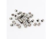 AC 250V 7A Quick Blow Acting Type Glass Tube Fuses 5mm x 20mm 20 Pcs