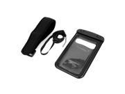 Unique Bargains Black Water Resistant Phone Cell Phone Pouch Dry Bag Storage w Armband