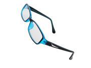 Full Rims Multi Coated Lens Plain Spectacles Blue Black