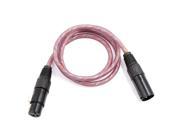 Unique Bargains XLR 3 Pin Male to Female Plug Audio Microphone Extension Cable Cord Line 3.4ft