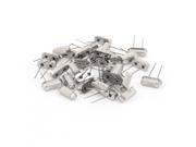 Unique Bargains 30 Pieces Silver Tone HC 49S Package Type 13.4916M DIP Quartz Crystal Oscillator