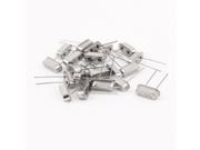 Unique Bargains 20 Pieces Silver Tone HC 49S Package Type 24.576MHZ DIP Crystal Oscillators