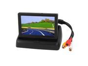 Unique Bargains Black 4.3 LCD Rear View Reverse Color DVD AT Camera Monitor for Car