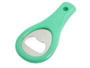 Kitchen Bar Green Plastic Handle Beer Juice Bottle Opener