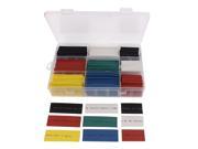 Unique Bargains 180Pcs Six Colors Assorted Heat Shrinkable Tube Sleeving Wrap Wire Kit