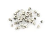 30pcs 6 x 30mm Quick Blow Fast Acting Cartridge Glass Tube Fuse 20A 250V