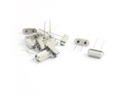 Unique Bargains 12Pcs 16.000MHz 20PF 2 Terminal Silver Tone Crystal Oscillators for PC