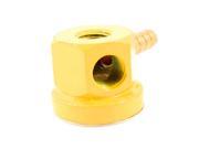 Unique Bargains Single Outlet 11mm Thread Coolant Magnetic Base Pipe Holder Yellow