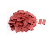 Unique Bargains 250pcs 14mm Dia 60mm Long Polyolefin 2 1 Heat Shrink Tubing Wire Wrap Sleeve Red