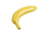 Unique Bargains Man made Artificial Yellow Foam Banana Shaped Model Fruit Ornament