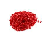 500Pcs Red Soft Plastic PVC Insulated End Sleeves Caps Cover 16mm Dia