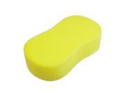 Durable Practical Bone Shaped Car Wash Sponge Cleaning Pad Yellow