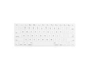 Unique Bargains White Clear Keyboard Protector Skin Cover Film for Apple MacBook Pro Air 13 15