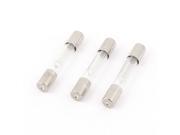 Unique Bargains 3 Pcs Cylinder Shape Microwave Oven 6.5 x 40mm Axial 750mA 5KV Glass Tube Fuses