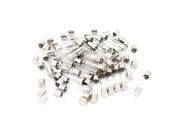 250V 15A Fast Acting Quick Blow Glass Tube Fuses 6mm x 30mm 50 Pcs