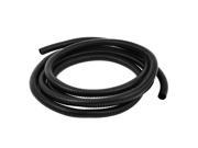 Unique Bargains 2.5M 8Ft 0.4 Black PVC Flexible Corrugated Tubing Hose Cable Sprial Pipe