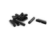 Unique Bargains 12 Pcs Right Angle 34pins 2.54mm Pitch Double Row IDC Box Pin Headers Connectors
