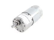 DC 12V 107RPM Metal Shaft Electric Speed Reduce Gearbox Geared Motor Replacement